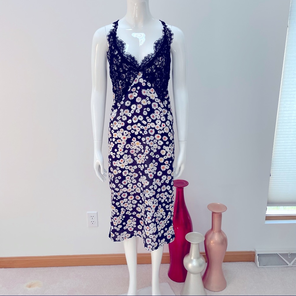 Zara Women's Daisy Floral Print Slip Dress - Small NWT